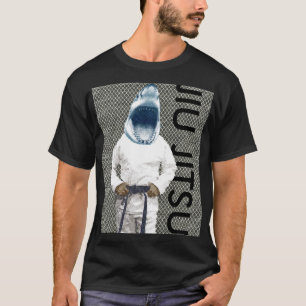 För hajGi för BJJ Jiu Jitsu skjorta Tee Shirt