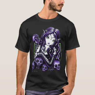 För Halloween för Belladonna purpurfärgad Tee