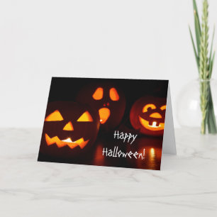 För Halloween för pumpajackO lykta kort hälsning