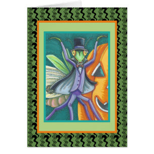 För HALLOWEEN för VAMPYRTRANSYLVANIA BÖNSYRSA Hälsningskort