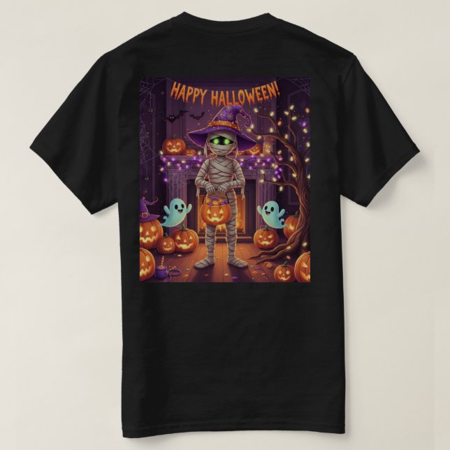  För Halloween T-Shirt (Design baksida)