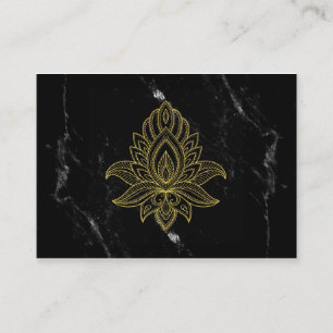 För Hamsa för *~* sakral guld- abstrakt för mar Visitkort