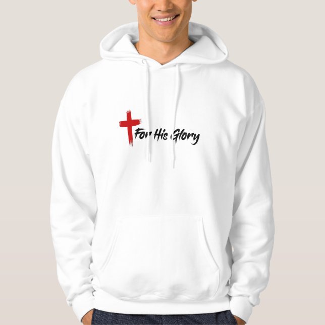 För hans ära hoodie (Framsida)