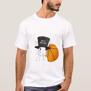 För Harebasket T för mars tokig skjorta T-shirt