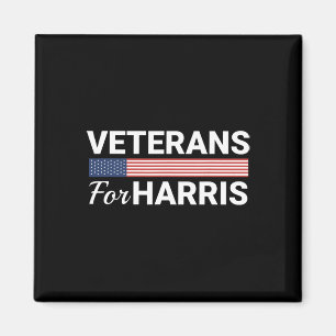 För Harris 2024 - Militära Vets Kamala Harris 1 Magnet