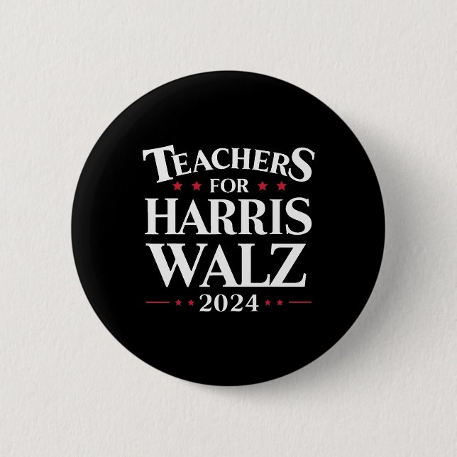 For Harris Walz 2024 Tröja Kamala Tim Waltz  Knapp (Framsida)