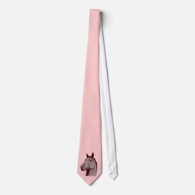 För hästnacke för western stil rosa Tie Slips (Framsida)