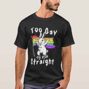 För HBTQ Påskharen Pride För Gay T Shirt