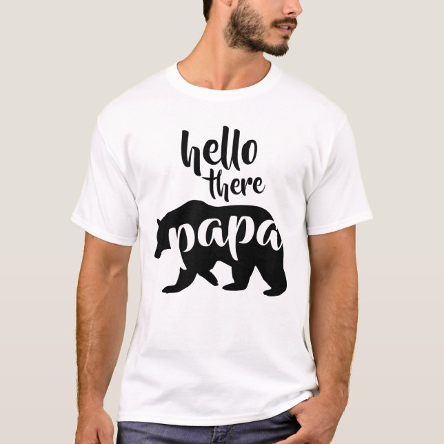 För hejer pappabjörn där t shirt (Framsida)