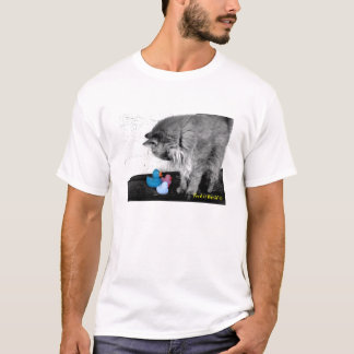 "För hejer Tshirt för anka för kattunge där" Tee