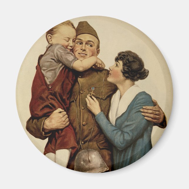 För hem och Land Magnet (Framsidan)