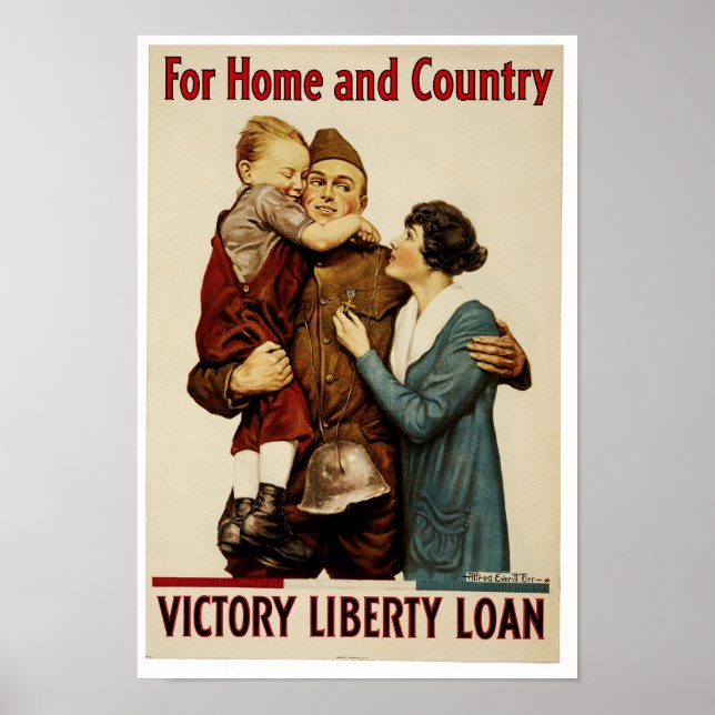 För hem och Land Poster (Framsidan)