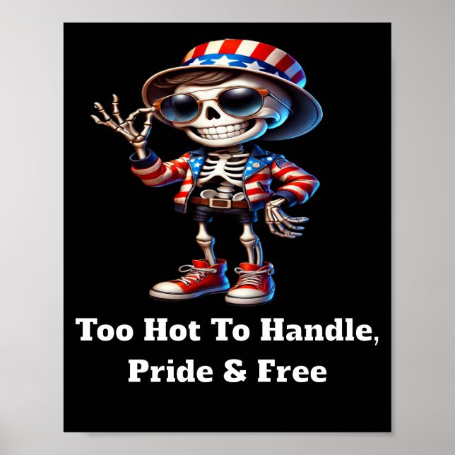 För Hett att hantera, Pride och Poster fritt (Framsidan)