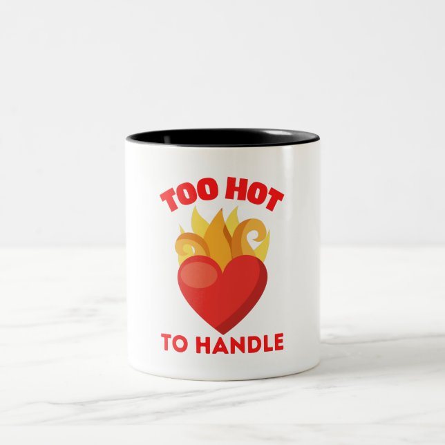 FÖR HETT ATT HANTERA Två-Tonad MUGG (Center)