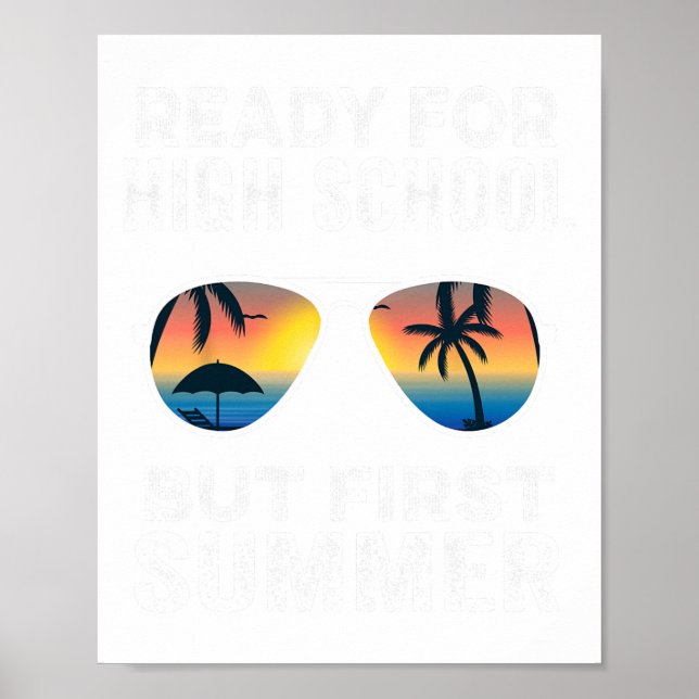 För High School but First Summer - Ley Freshman Poster (Framsidan)