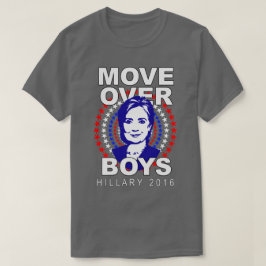 För Hillary Clinton "flyttning grå T-tröja över T-shirt