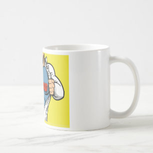För hjältekaffe för toppen pappa toppen mugg