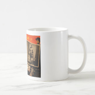 För hjältelobby för vintage mexikan maskerat kort kaffemugg