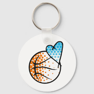 för hjärtat av.. BASKETBALL Nyckelring
