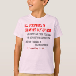 för HONOM (ungdommen): All Scripture andas ut… T-shirt