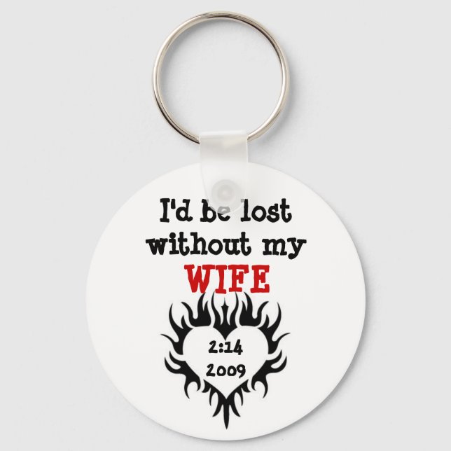 För Hubby Nyckelring (Framsida)