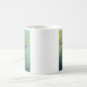 För Hummingbirdkonst för Ruby Throated mugg