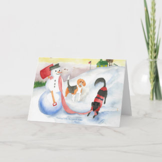 För hundhälsning för ny hund gammalt kort