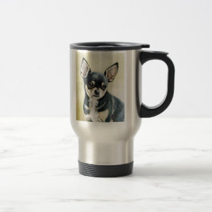 För hundkonst för Chihuahua original- travel mug Resemugg