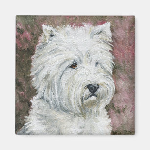 För hundkonst "för västra höglands- Terrier" Magnet