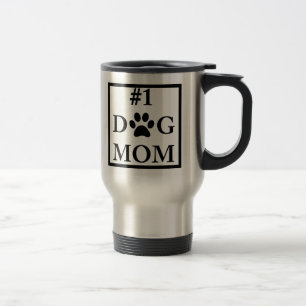 För hundmamma för styrka #1 travel mug resemugg