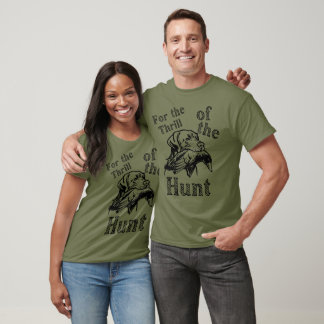 För Hunt, jakt på fågelns Hund T Shirt