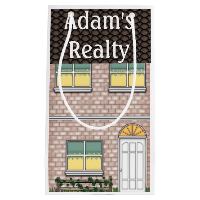 För hushemmet för fastighetsmäklare hänger lös (Framsidan)