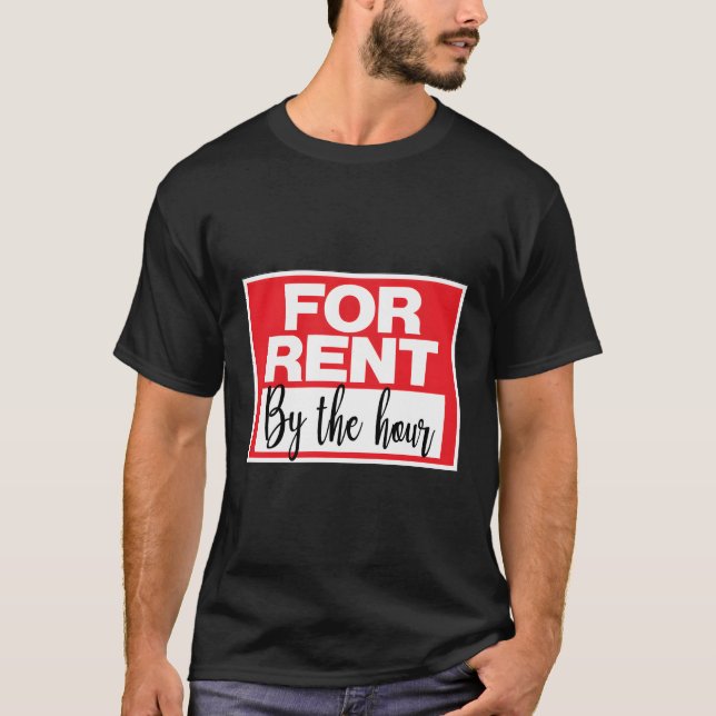 För hyra efter timtecken t shirt (Framsida)