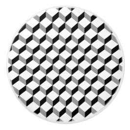 För illusionkub för modern svart vit optiska knopp