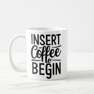 för in kaffe för att börja kaffemugg