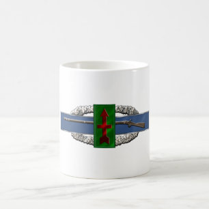 För infanteribrigad för INFANTERI 11B 32nd lag f Kaffemugg