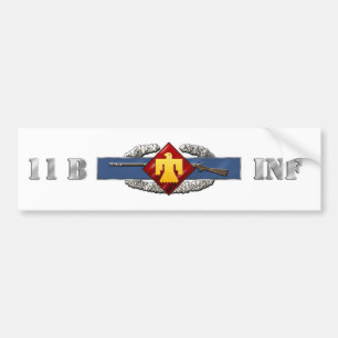 För infanteribrigad för INFANTERI 11B 45th lag f Bildekal