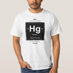 För inslagt-skjorta för Mercury kemiskt emblem T-shirt