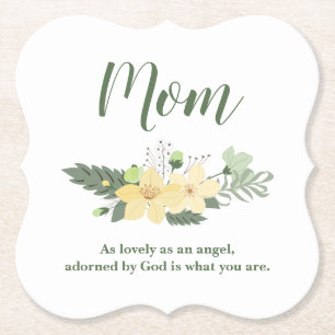 För inspirationsoffert för Mamma Blommigt Underlägg Papper