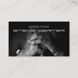 För instruktörlagledare för boxning yrkesmässigt visitkort