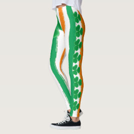 För irländaregrönt för st patrick's day | leggings