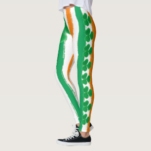 För irländaregrönt för st patrick's day leggings