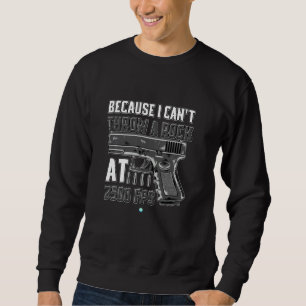 För jag kan kasta en Sten vid 2 500 Fps Pro Gun Lo Lång Ärmad Tröja