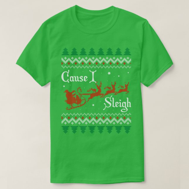 För jag Sleigh T Shirt (Design framsida)