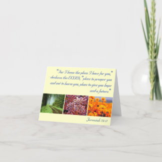 För jag vet planerna.. kort