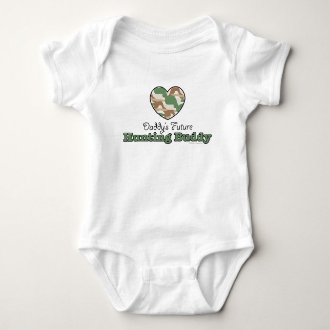 För jaktkompis för pappor framtida Bodysuit för Tröja (Framsida)
