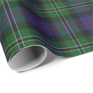 För jaktskott för klan rosa Tartan Presentpapper