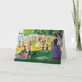 För Jatte för Seurat La stort kort hälsning