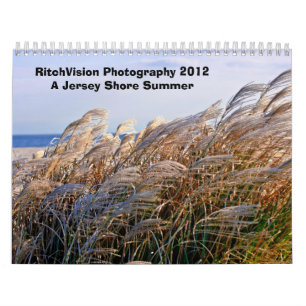 För Jersey för 2012 kalender sommar kust