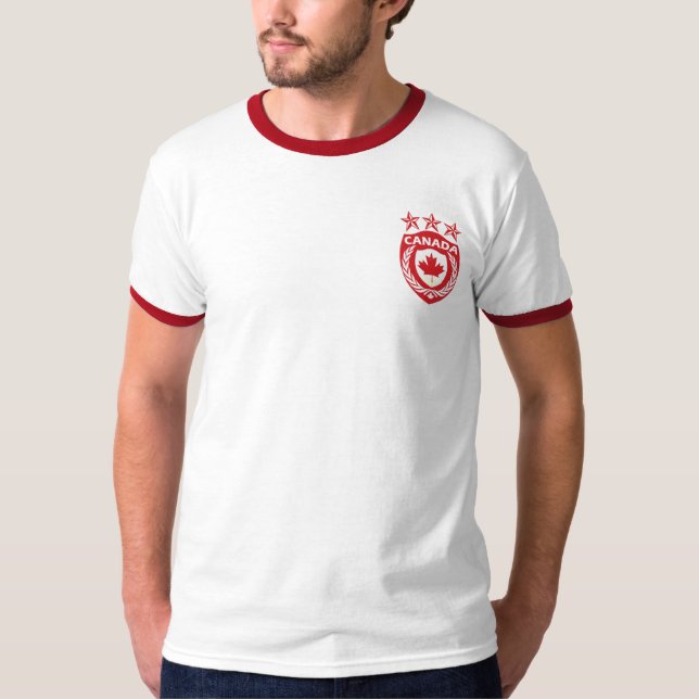 För Jersey för personligKanada sport T-tröja T-shirt (Framsida)